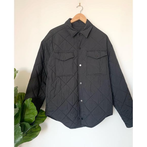 OAK + FORT Other - Oak + Fort Reversible Quilted Shirt Jacket